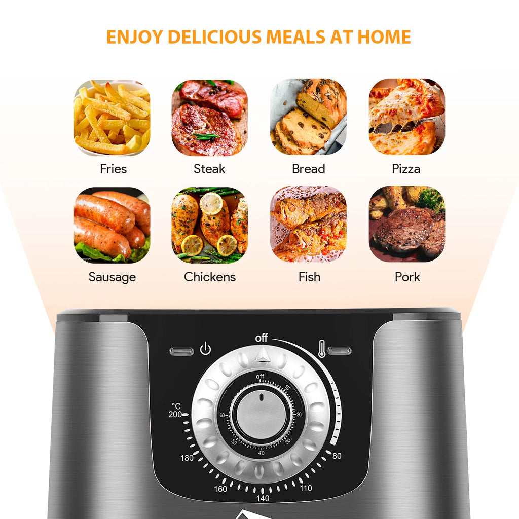 5.8 Quart 1700W 8-in-1 Non-Stick Air Fryer R1590