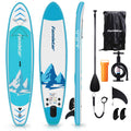 10' Inflatable Stand Up Paddle Board with Adjustable Paddle, Pump & Carrying Backpack M198