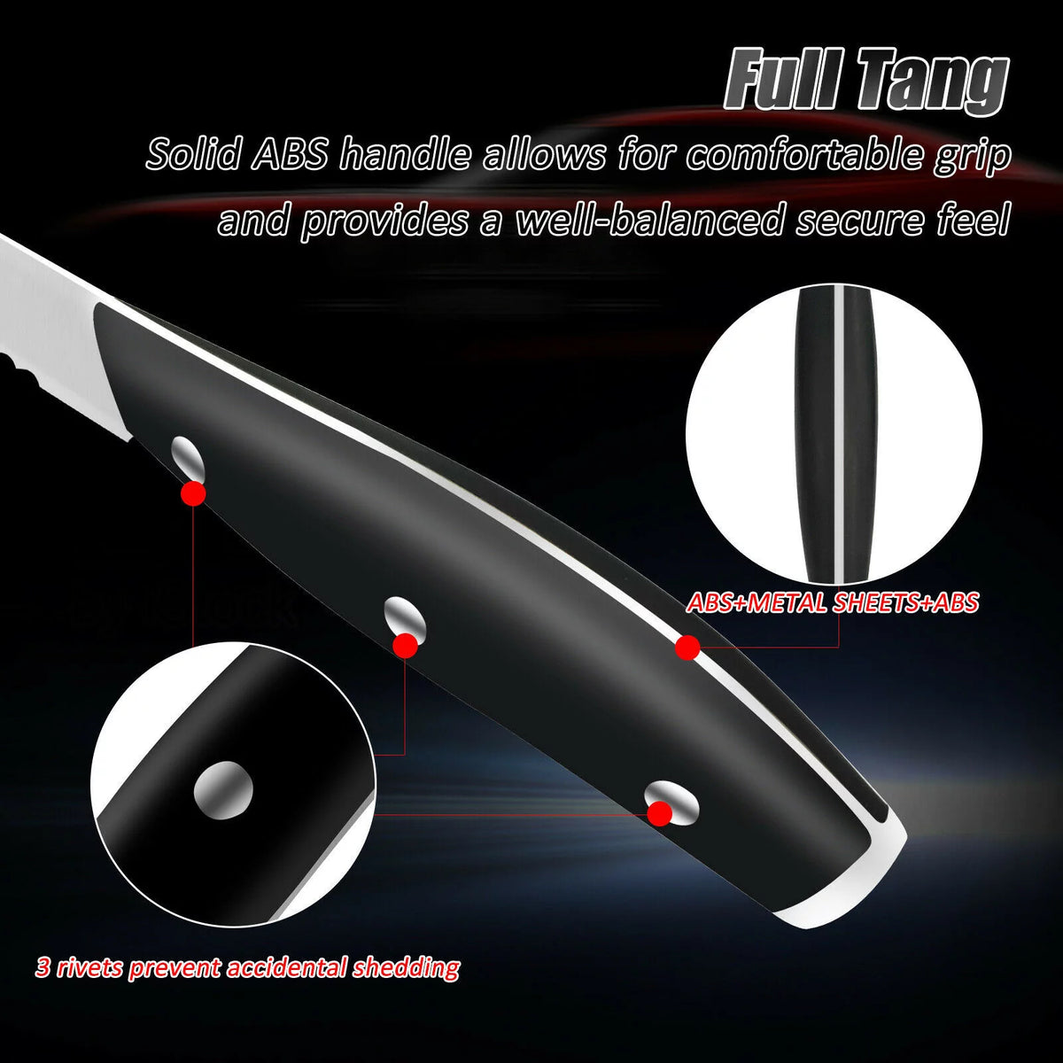 Stainless Steel Steak Knives O410