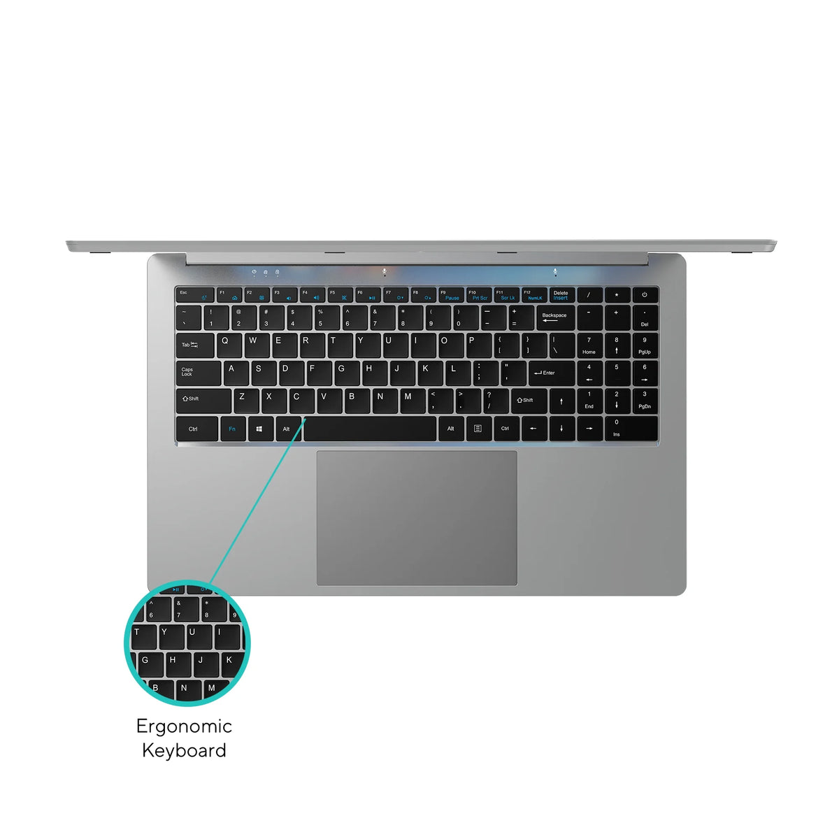 15.6" Notebook Intel Celeron 3GB RAM 64GB Silver T6475