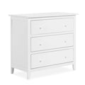 White 3 Drawer Chest W222
