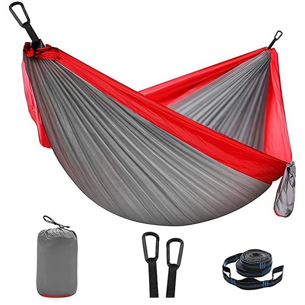 Camping Hammock Double Portable Dark Green I68062