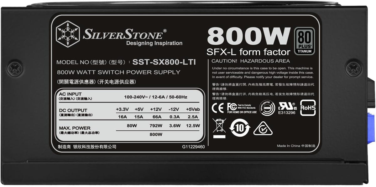 800W 80 Plus Titanium Modular Power Supply T3037