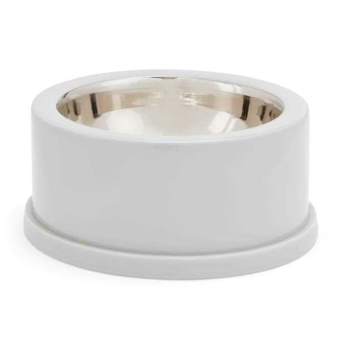 Stainless-Steel Grey Dog Bowl D473893