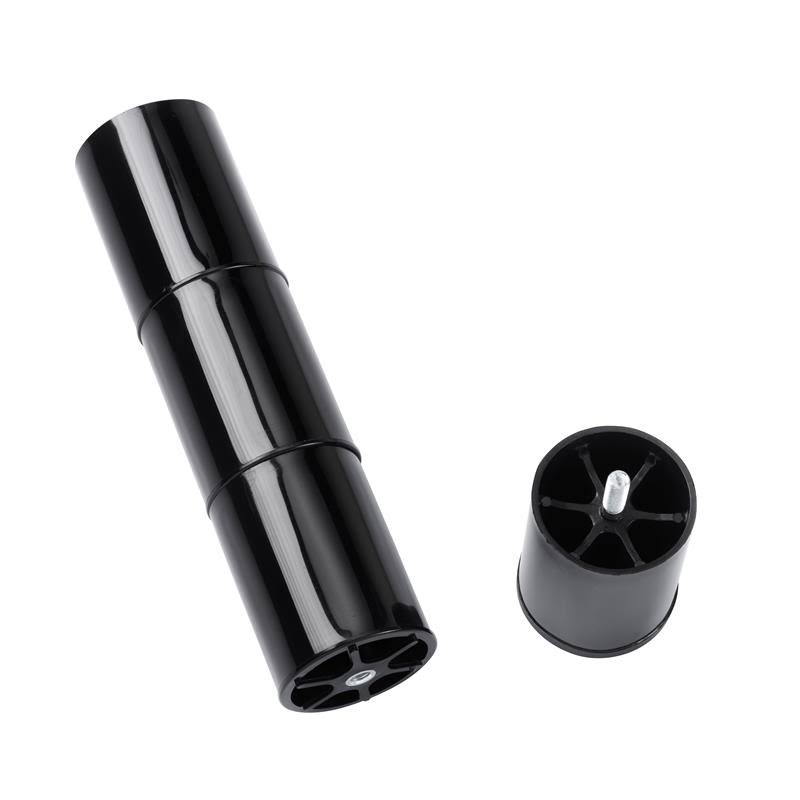 Adjustable Twin Long Metal Bed Base in Black L18461