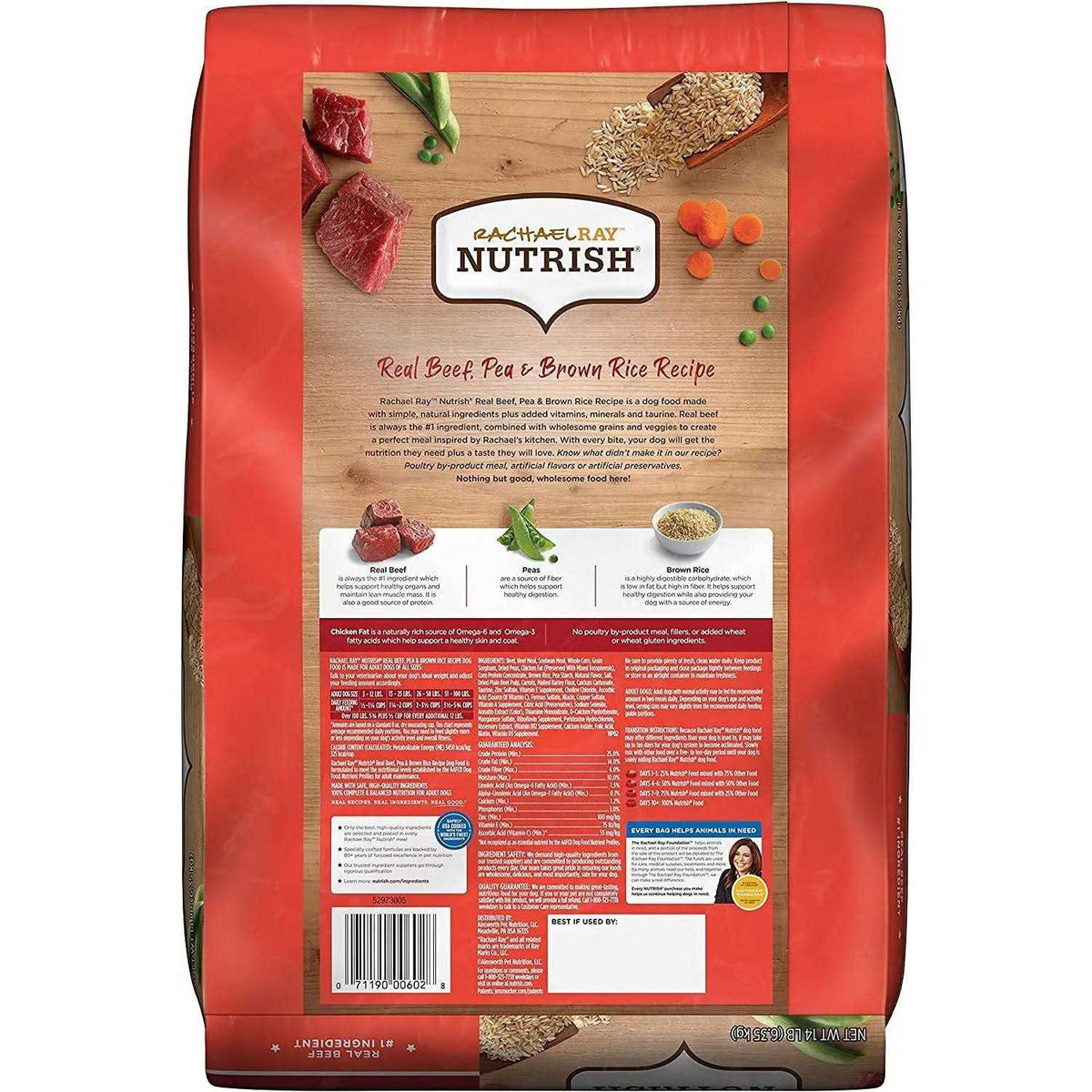Real Beef Pea & Brown Rice Dry Dog Food C2184