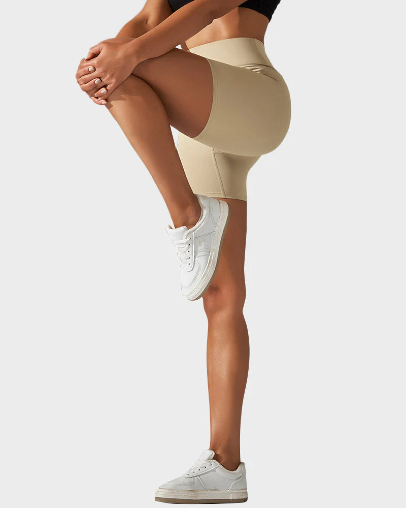 High-Waist Mesh Boyshorts O65166