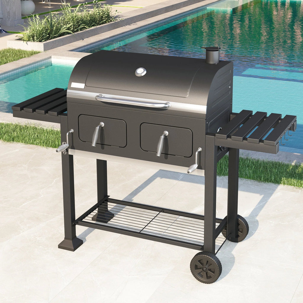 34-inch Portable Charcoal BBQ Grill Z805293