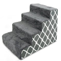 Lattice Print Foam Cat & Dog Stairs Y853