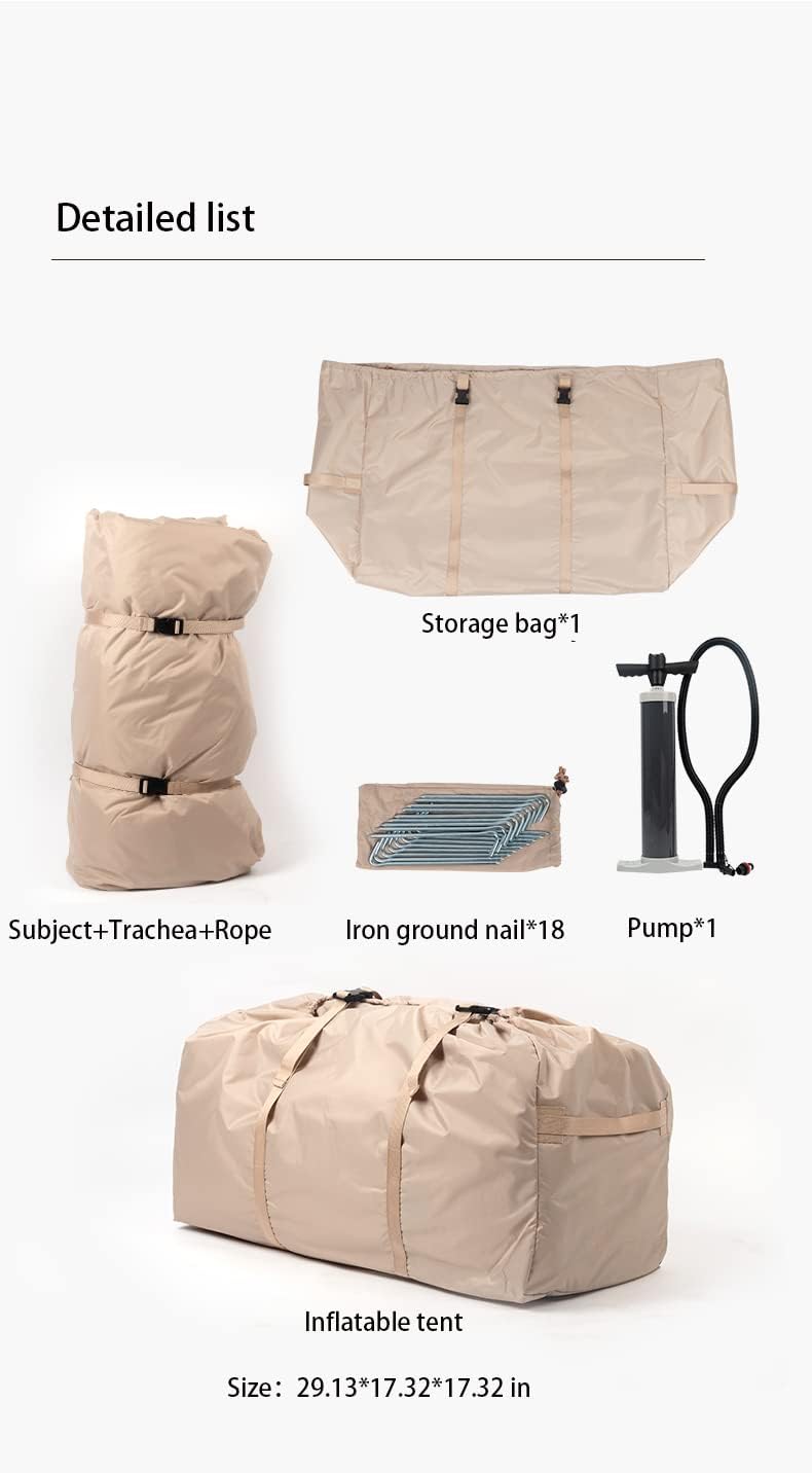 4-5 Person Inflatable Waterproof Oxford Tent with Mosquito Screen O20433