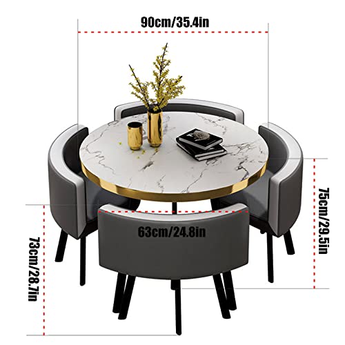 1 Table 4 Chairs Dining Table Set U82227