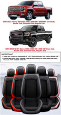 Gray Waterproof Leather Front Seat Covers for Pickup Truck S10269