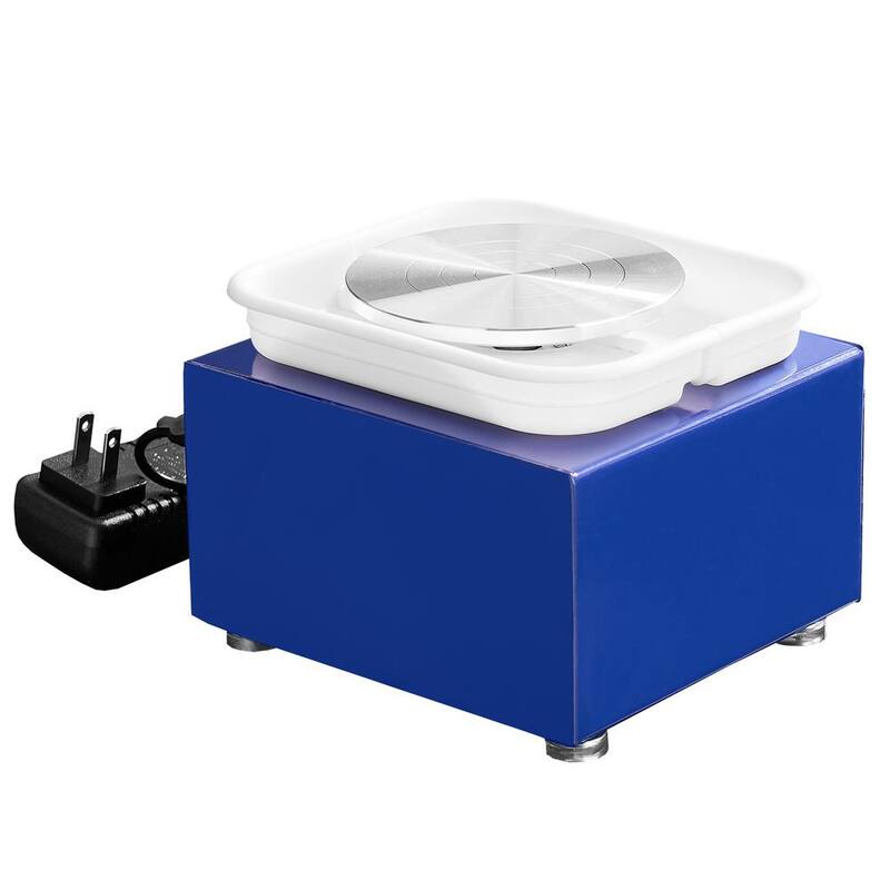 Mini Pottery Wheel 2-Turntables Ceramic Clay Forming Machine 30-Watts 0-300 RPM Z283