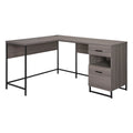 L-Shape Desk with Power and Storage M704