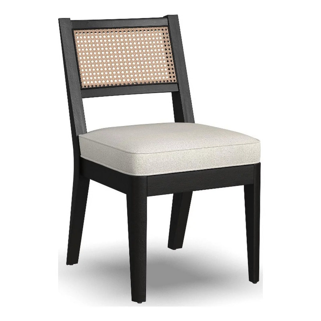 Black Mid-Century Wood Dining Chair J52285