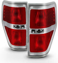 Red Smoked Lens Tail Lights Pair F79932
