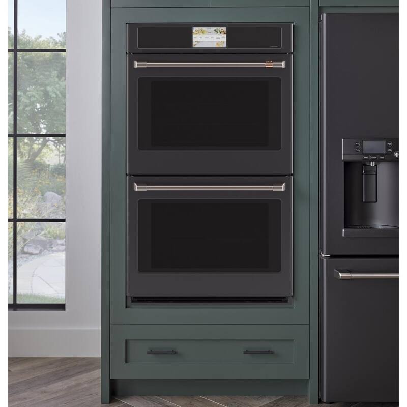 30 in. Double Electric Wall Oven with Convection Self-Cleaning Matte Black D5132