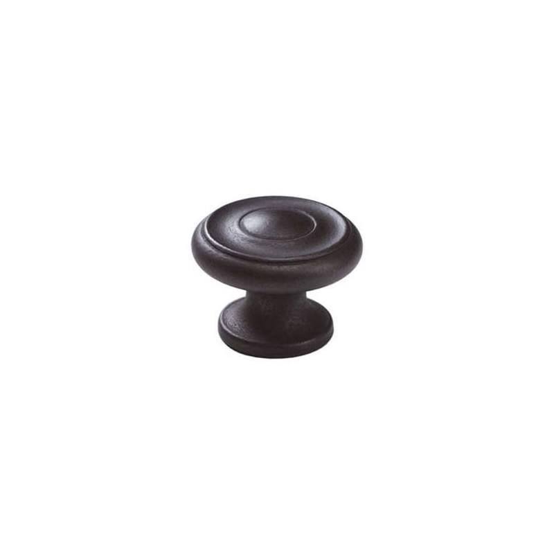 1-1/2 inch Mushroom Cabinet Knob Distressed Bronze O368483
