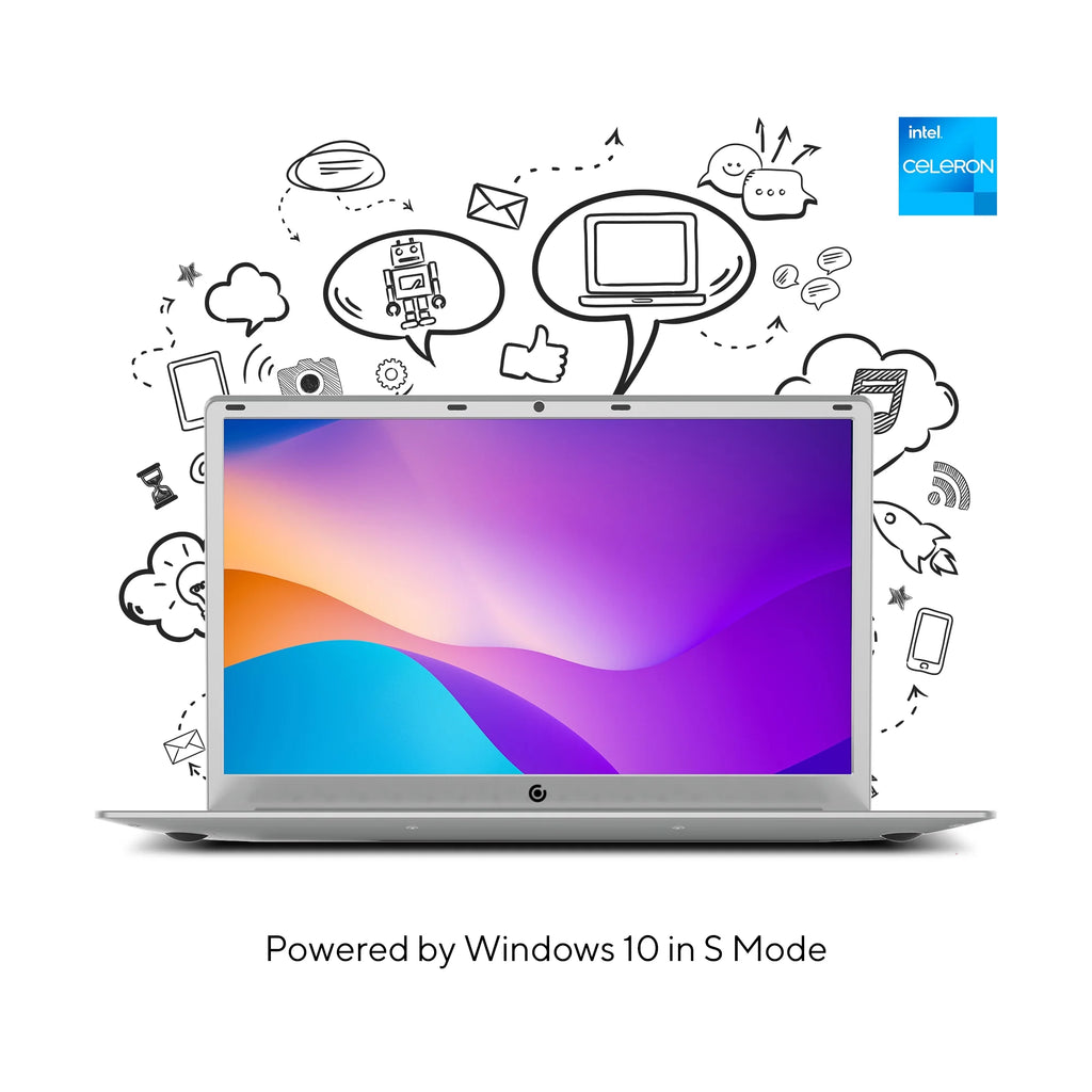 15.6" Notebook Intel Celeron 3GB RAM 64GB Silver T6475