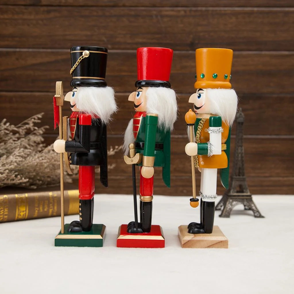 25cm Wooden Nutcracker Christmas Ornaments F45920