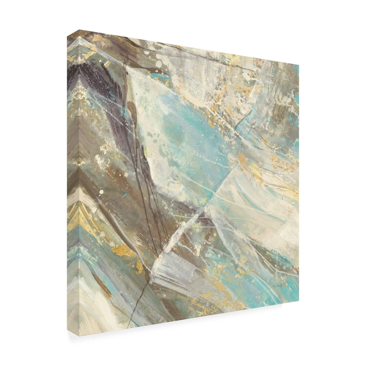 Blue Water I Canvas Art T713