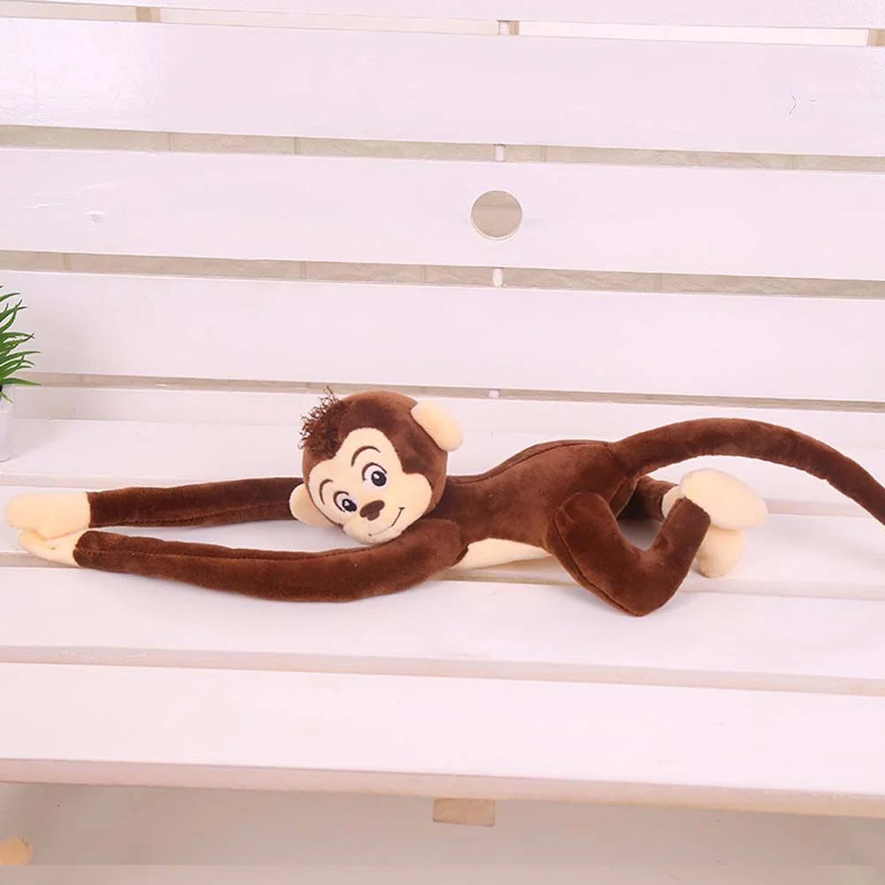 Brown Long-Arm Monkey Plush Doll Y249589