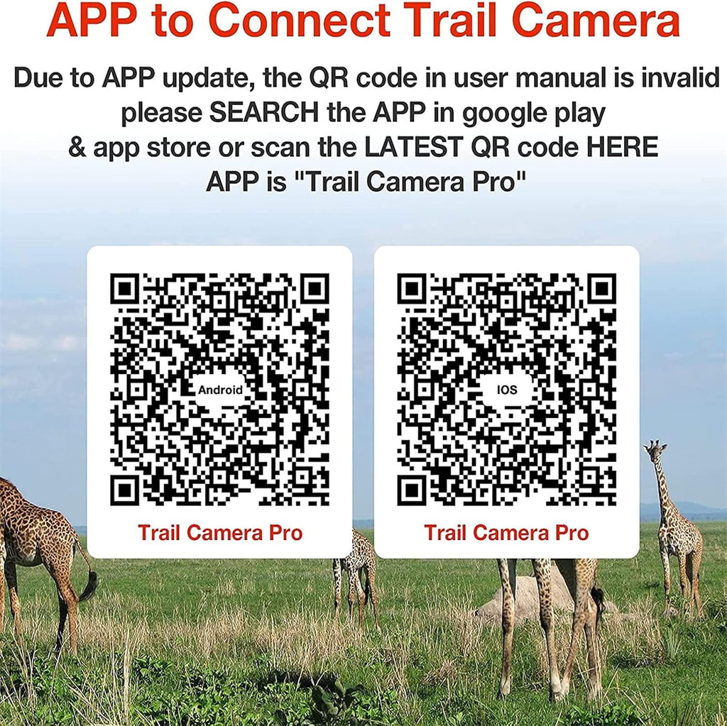 20MP 1296P WiFi Bluetooth Trail Camera with 940nm No Glow IR Night Vision Waterproof J890