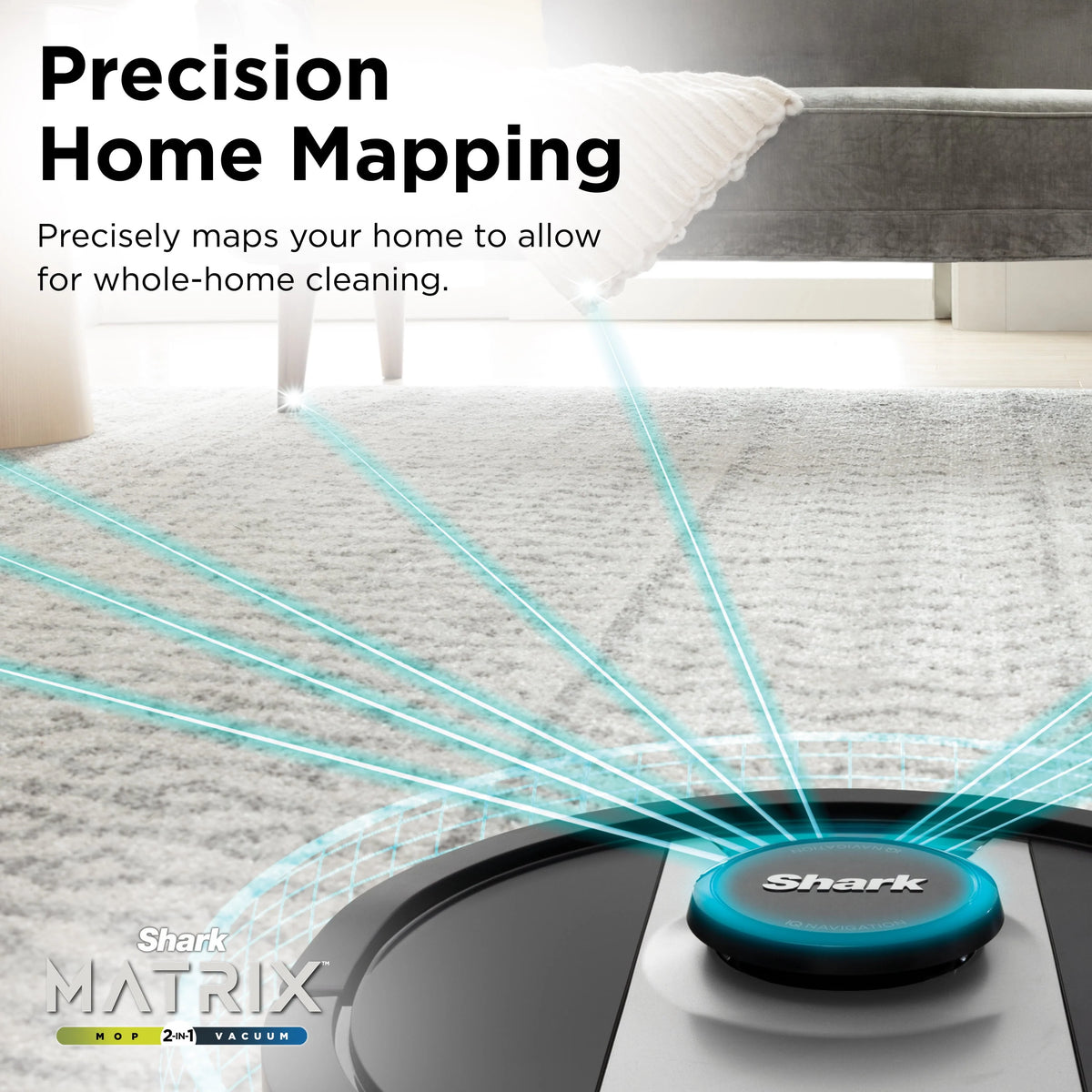 2-in-1 Robot Vacuum & Mop C3842