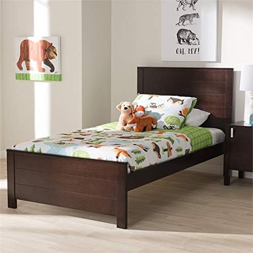 Twin Platform Bed in Espresso D107993