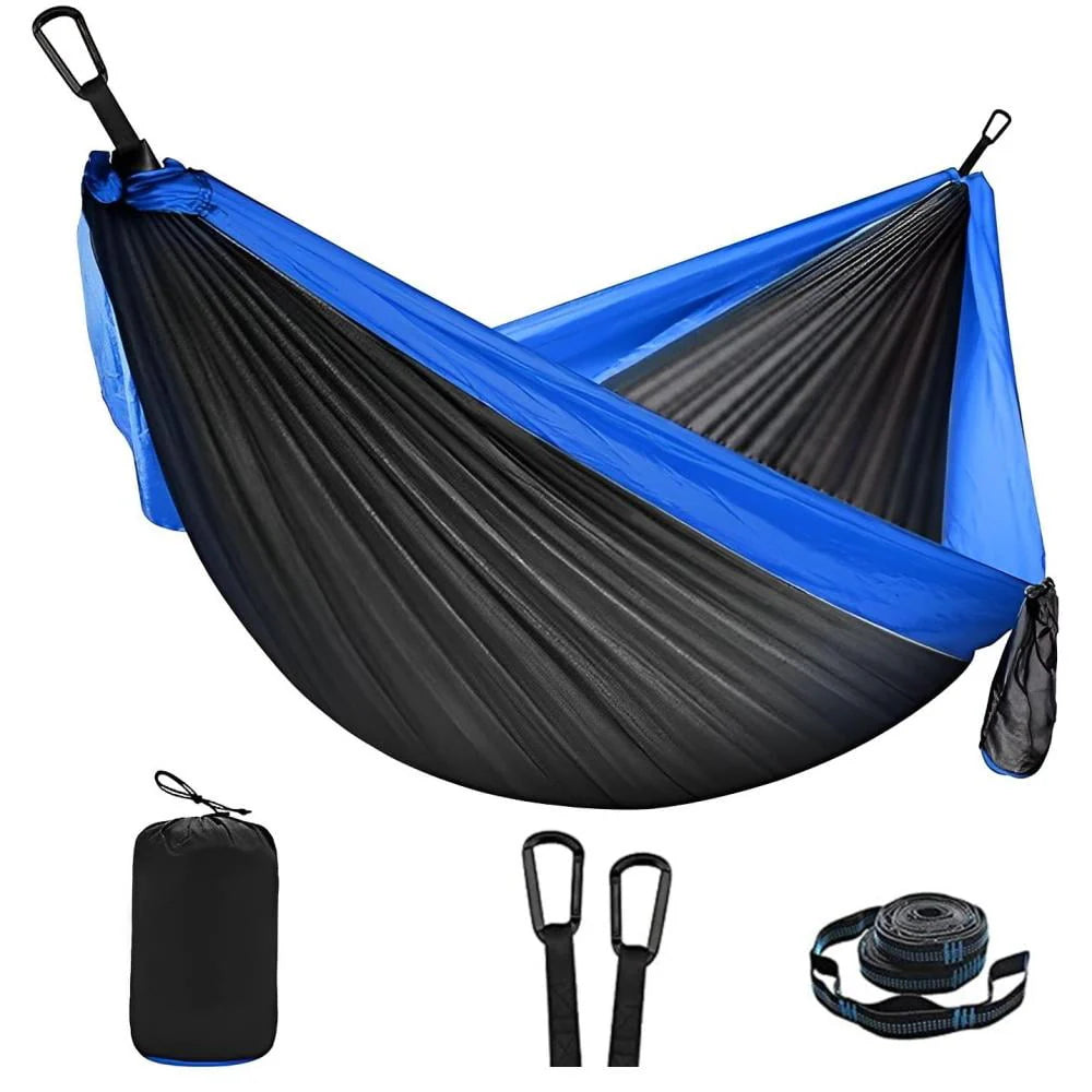 Camping Hammock Double Portable Dark Green I68062