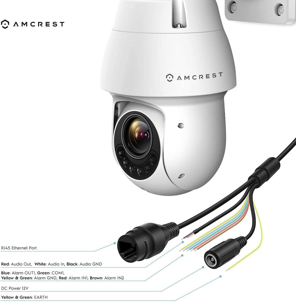 2MP Outdoor PTZ POE IP Camera Security Speed Dome A40761