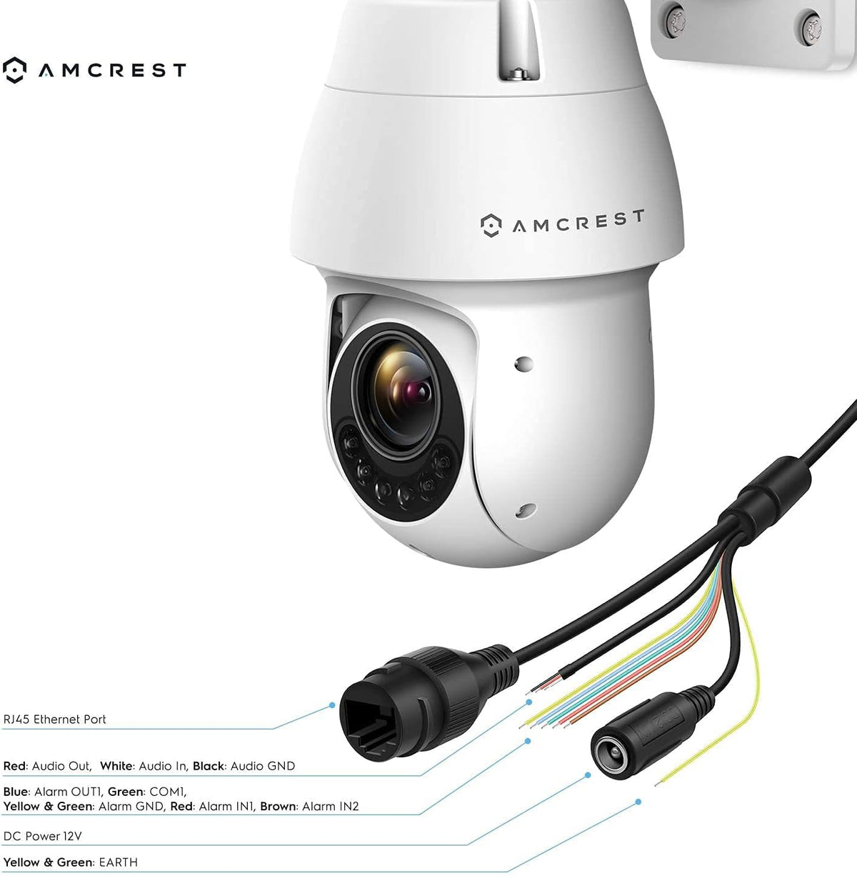 2MP Outdoor PTZ POE IP Camera Security Speed Dome A40761