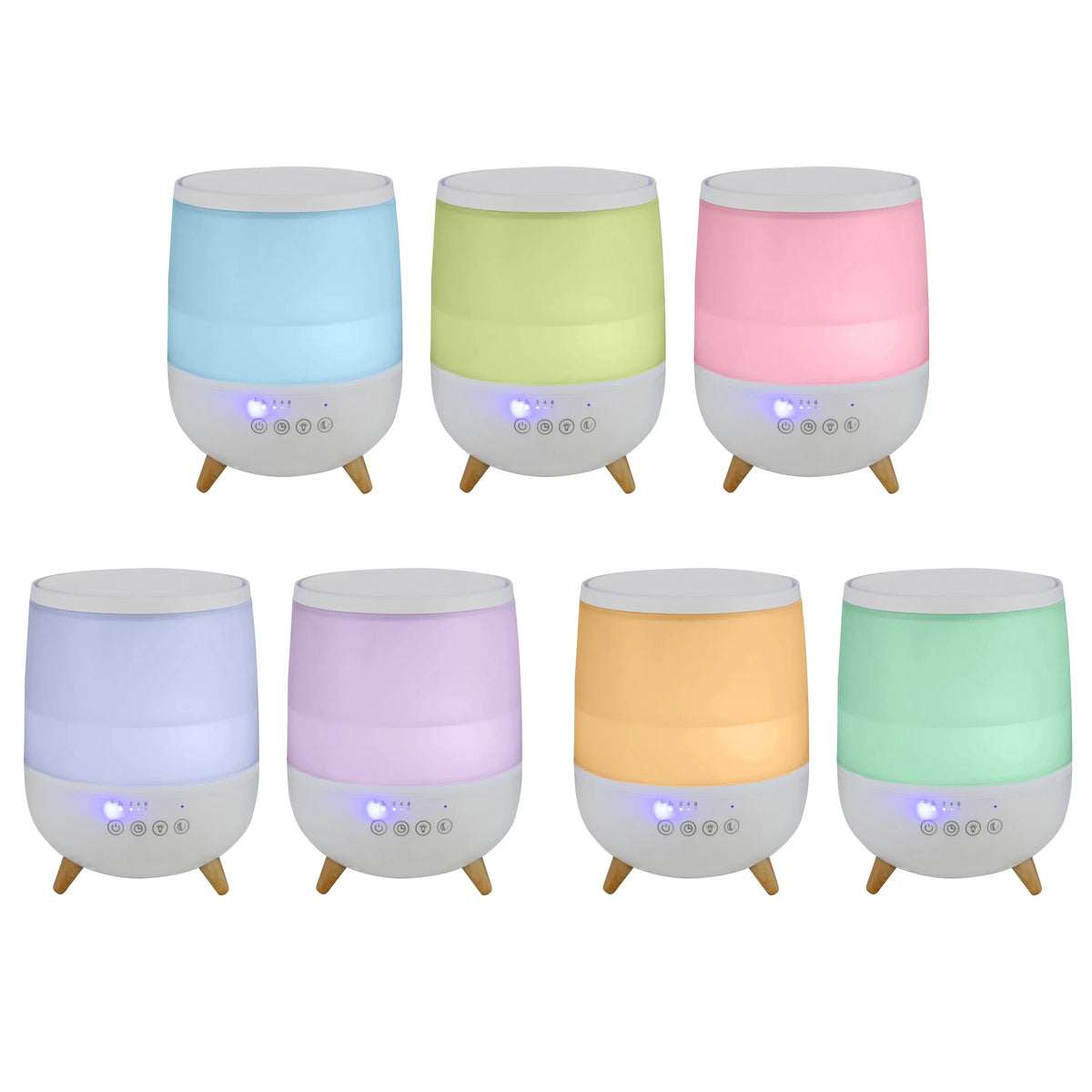 White 0.5 Gallon Ultrasonic Humidifier W867