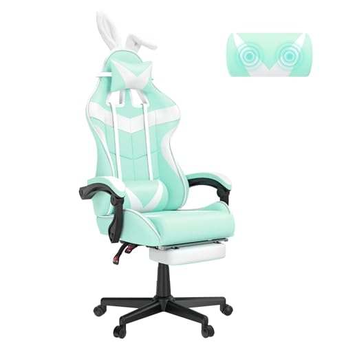 Gaming Chair with Footrest and Lumbar Support Z6569