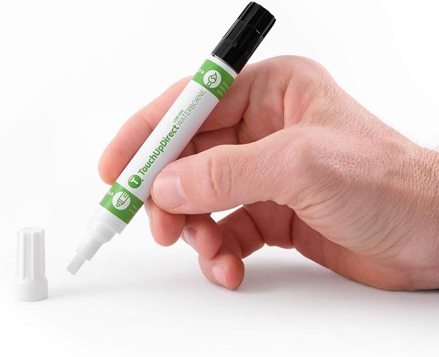 Green Metallic Touch Up Paint Pen+Brush Applicator Kit Pack of 2 G950275