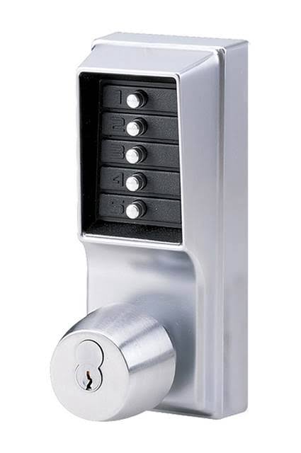 Mechanical Keyless Pushbutton Door Lock with Knob E464
