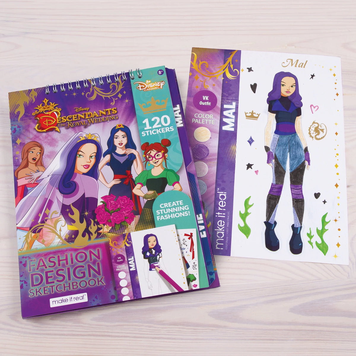 9 Piece Light Table & Sketchbook Set with Stickers & Coloring Pencils K7666