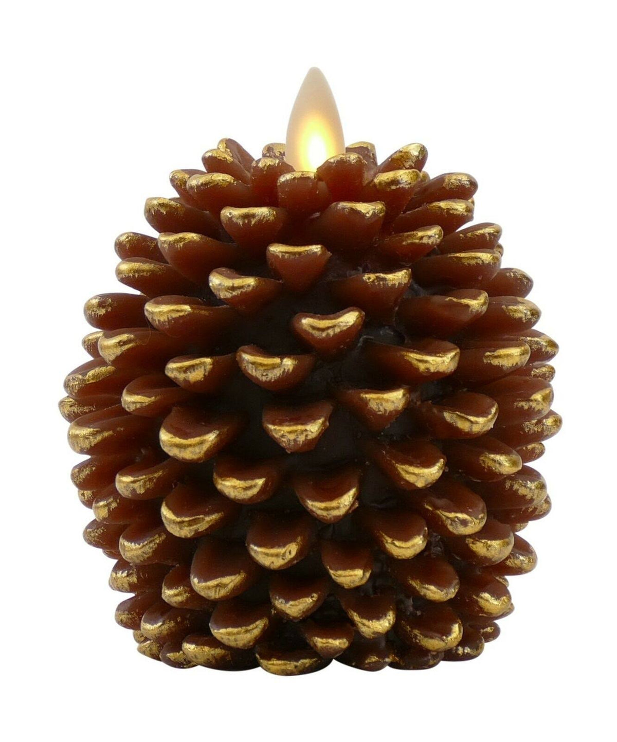 Flameless Pine Cone Candle I27285