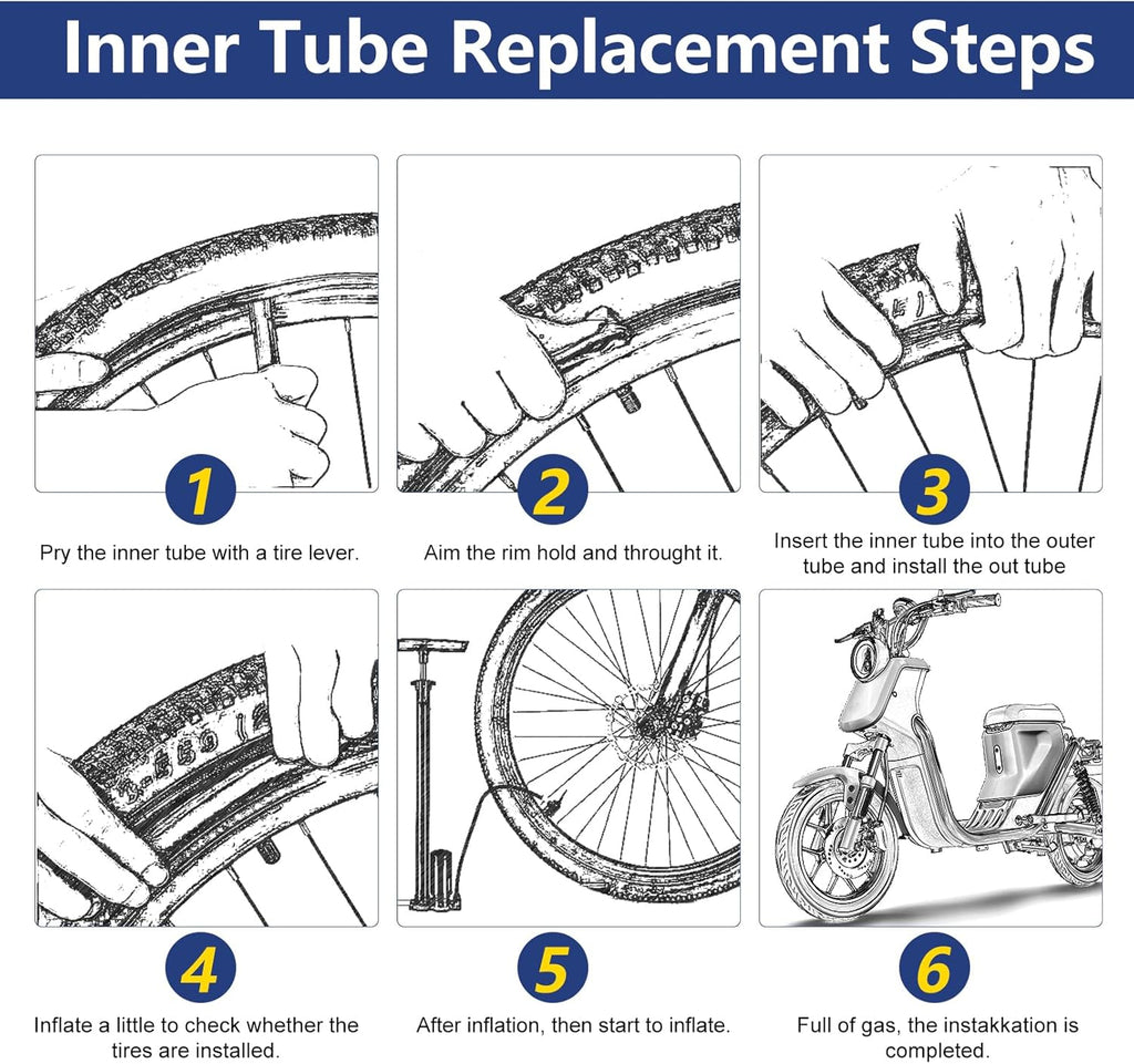 14 Inch Inner Tube with Schrader Valve Stem D24598