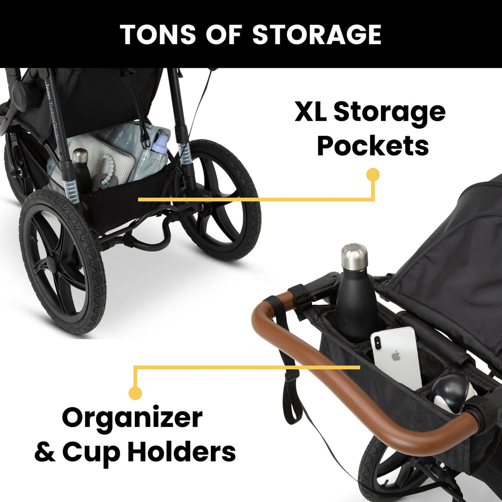 Black Jogging Stroller D164264