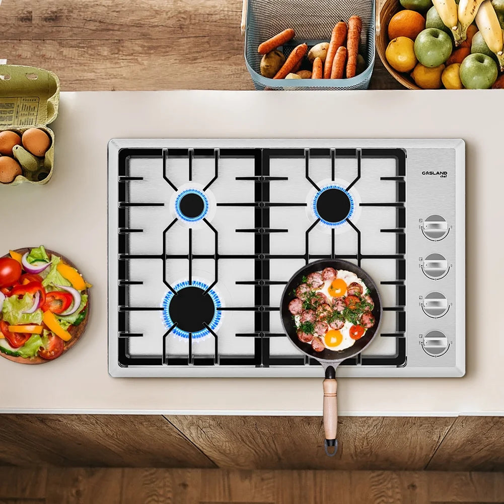 Stainless Steel 4-Burner Gas Cooktop N541700