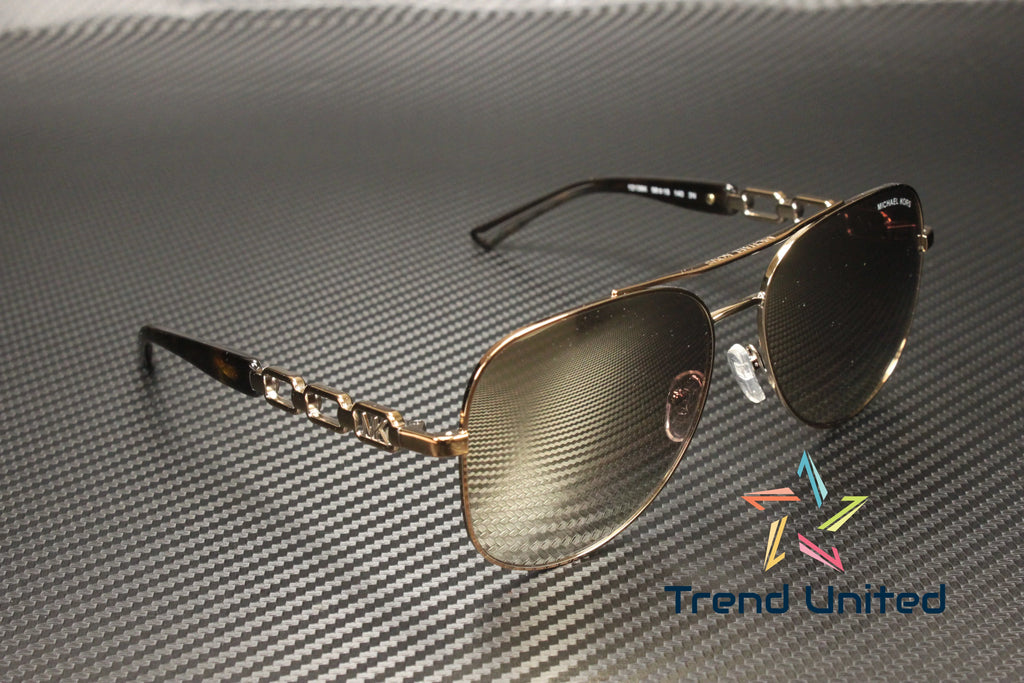 Caramel Silver Flash Pilot Sunglasses A5606