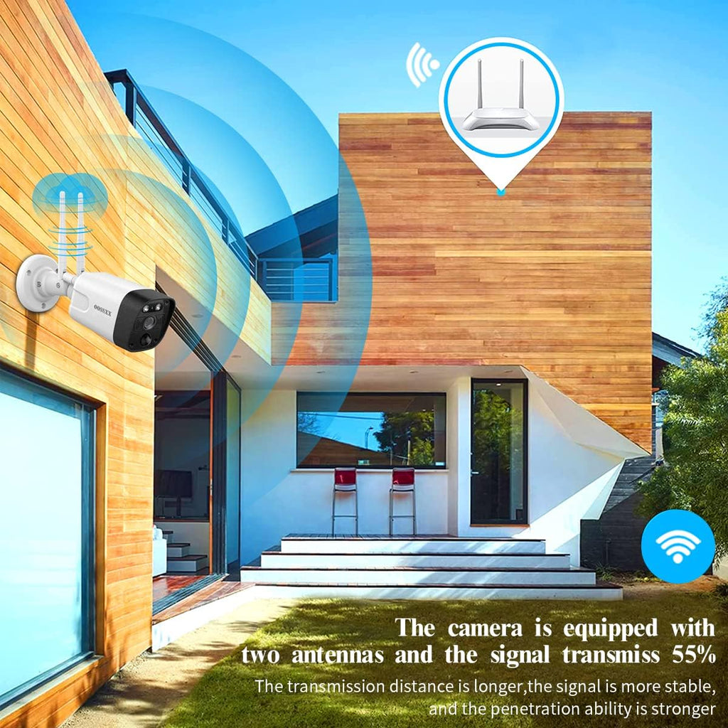 2K Wireless Security Camera System with 4TB HDD Q263