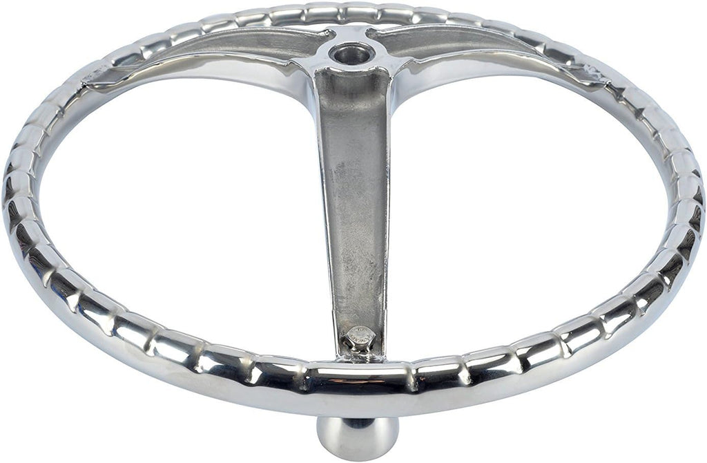 Stainless Steel Boat Steering Wheel 3 Spoke 13-1/2 Dia F77746