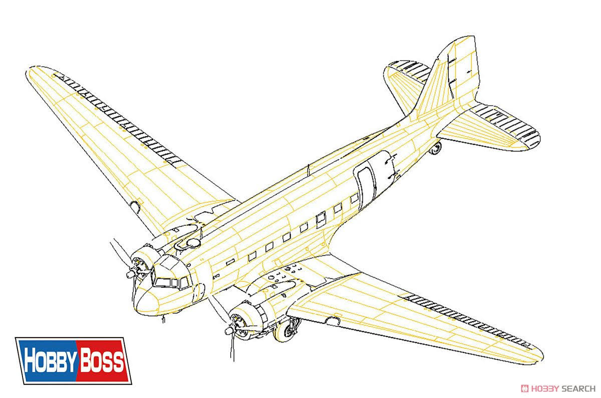 1/72 C-47D Skytrain Scale Model H34693