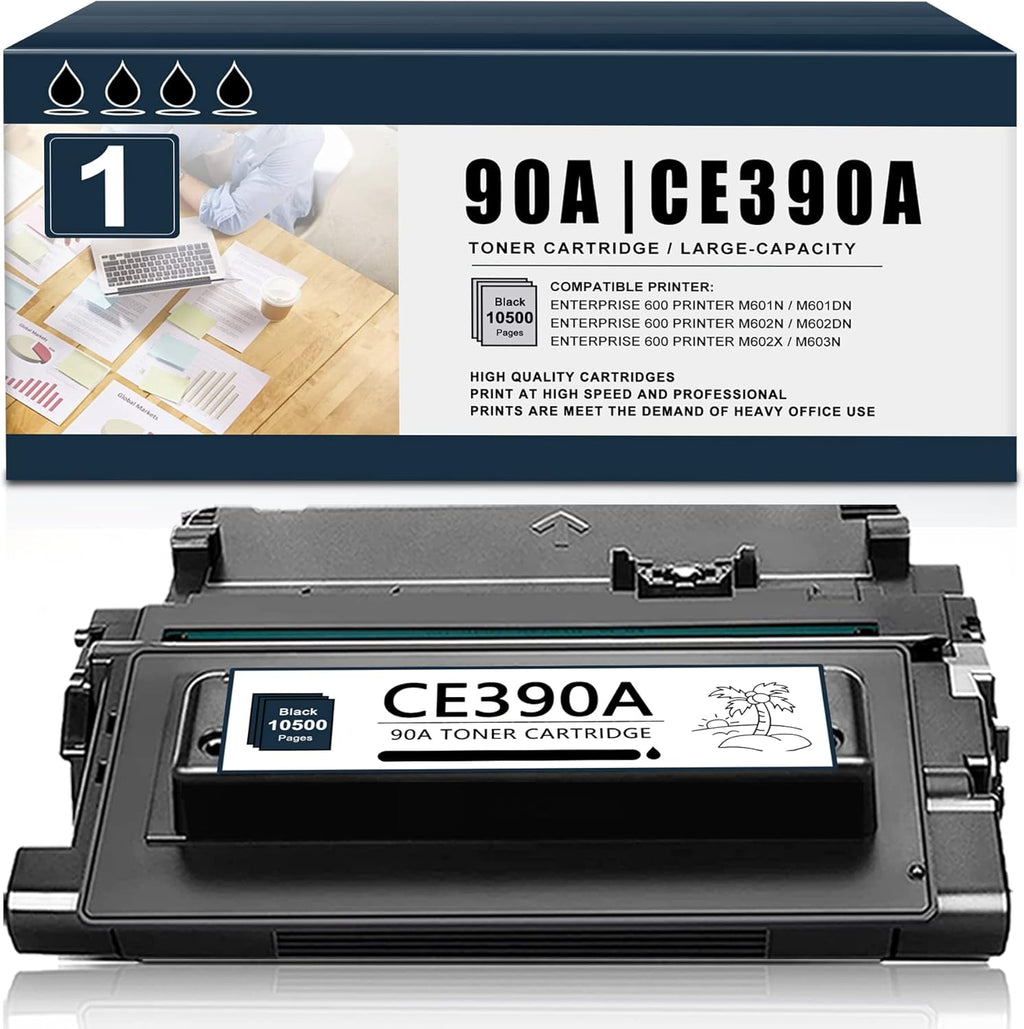 90A CE390A Black Toner Cartridge S6127
