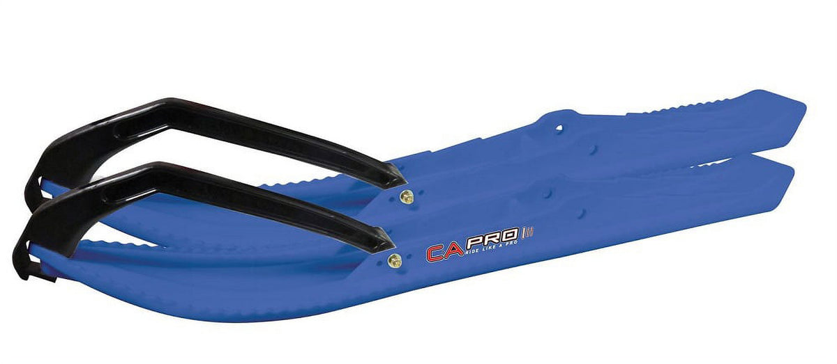 Blue Snowmobile Skis with 7.5" Shaper Bars Complete Kit T694