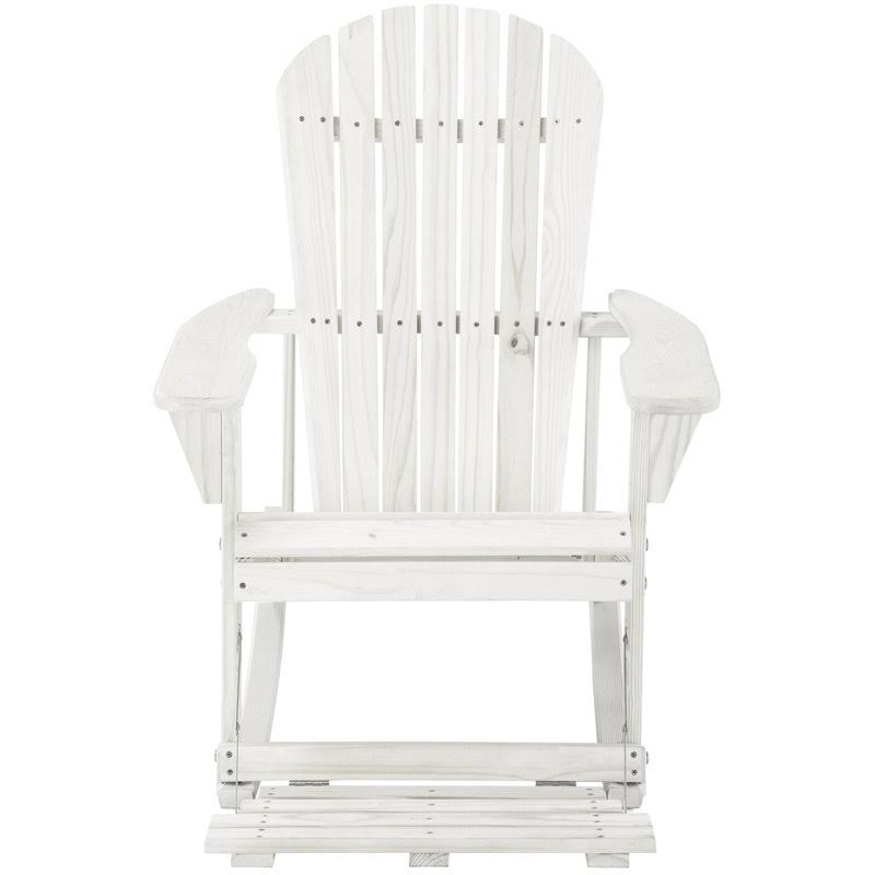 White 3 Piece Patio Adirondack Rocker Set O3405