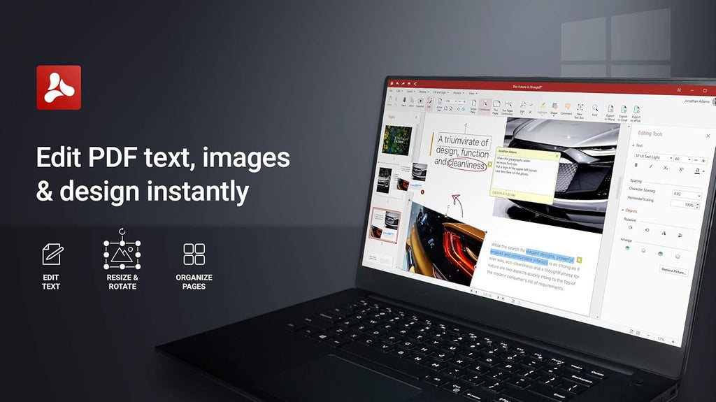 Professional PDF Editor - 1 PC/1 User /1 Year License Pack of 2 P271