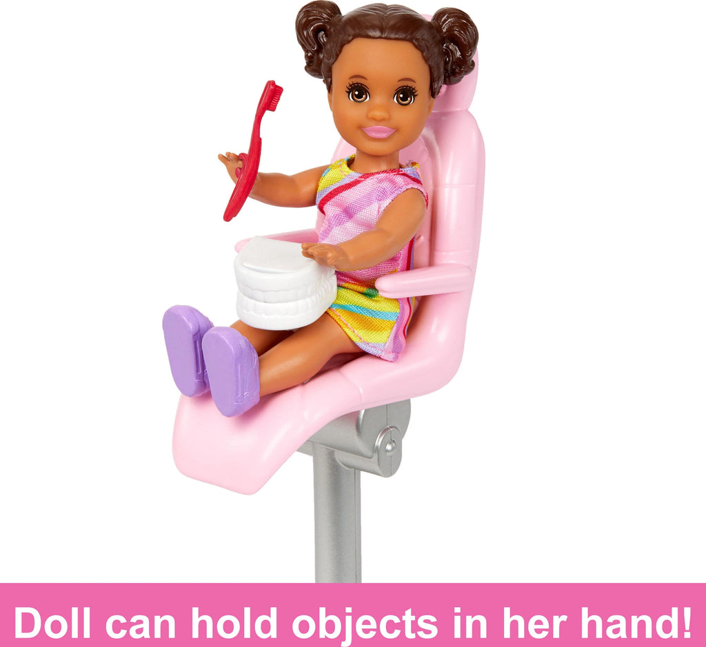 Doll Playset with 2 Dolls, Exam Chair & Dental Tools H230